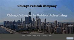 Desktop Screenshot of chicagopedicabs.com